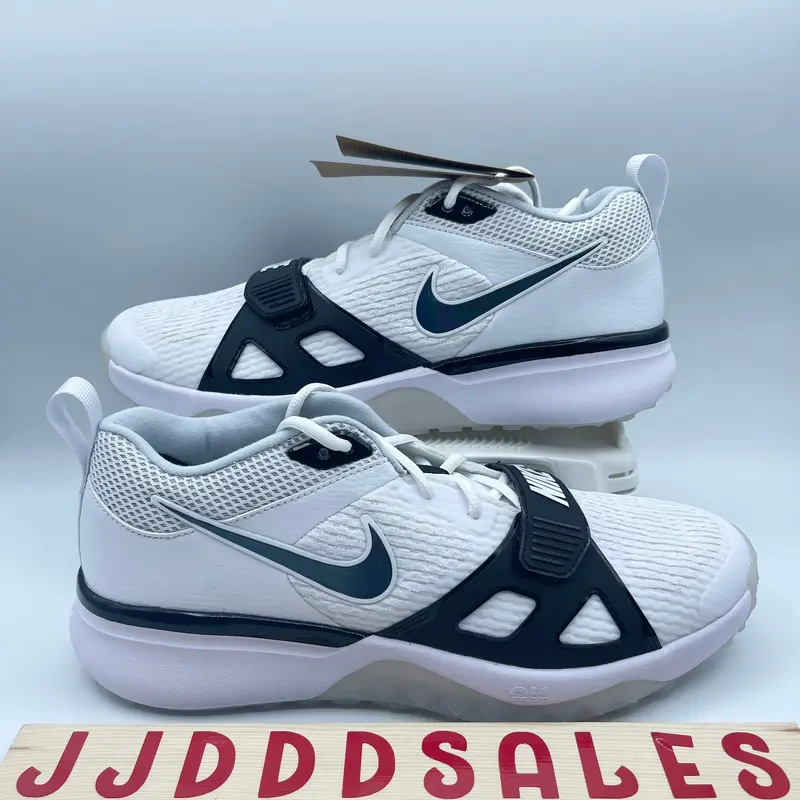 Nike Air Zoom Diamond Elite Turf Baseball White Iridescent DZ0503-103 Mens Sz 7  New
