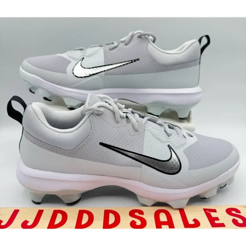 Nike Force Trout 9 Pro MCS Baseball Cleats Wolf Gray FZ0915-002 Mens Sz 8  New