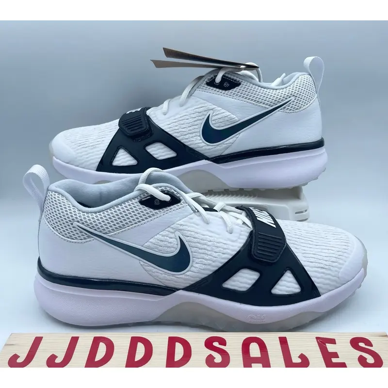 Nike Air Zoom Diamond Elite Turf Baseball White Iridescent DZ0503-103 Mens Sz 8  New
