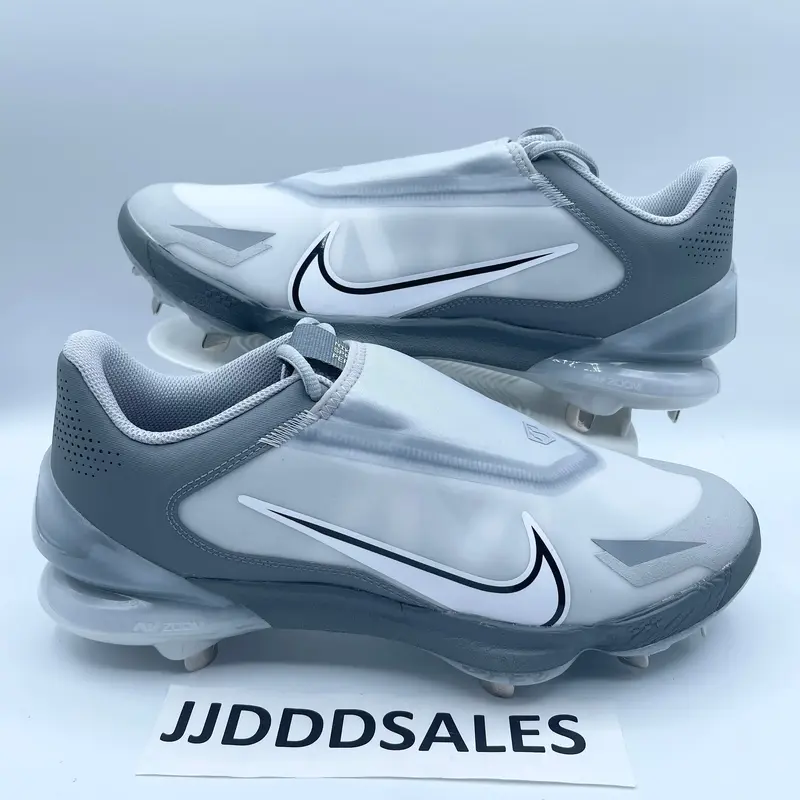 Nike Force Zoom Trout 8 Pro Gray Metal Baseball Cleats CZ5915-001 Mens Size 13