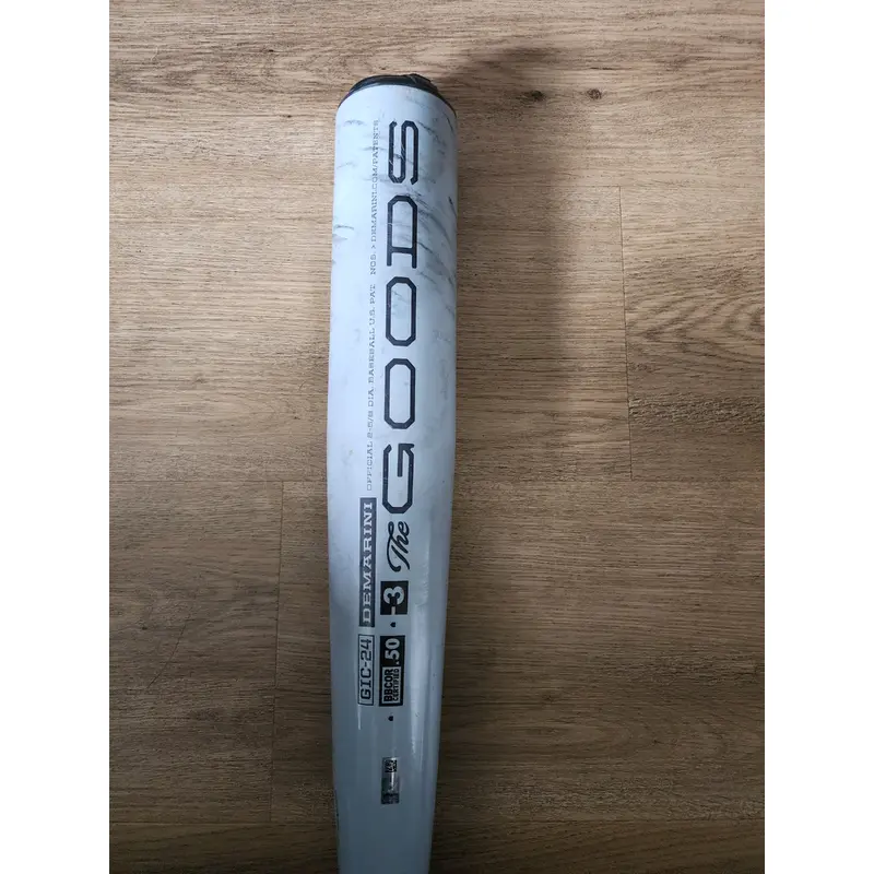 2024 DeMarini The Goods BBCOR Certified Bat (-3) Hybrid 30 oz 33" (Used)
