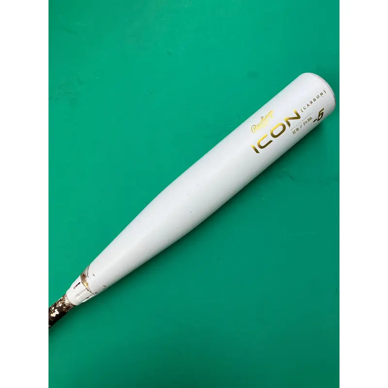 2024 Rawlings Icon Composite Bat USSSA Certified (-5) Composite 27 oz 32" (Used)