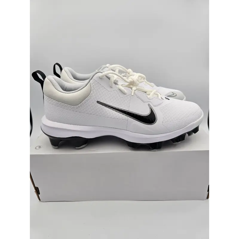 Nike Force Trout 9 MCS White Metallic Silver Baseball Cleats FZ0915-102 Men 9