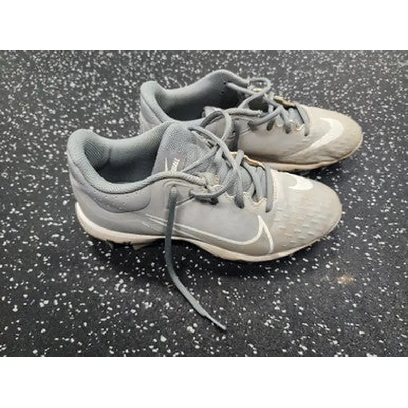 Used Nike HYPER DIAMOND 4 BB/SB Cleats Grey Senior 7.5 11849-S000027741