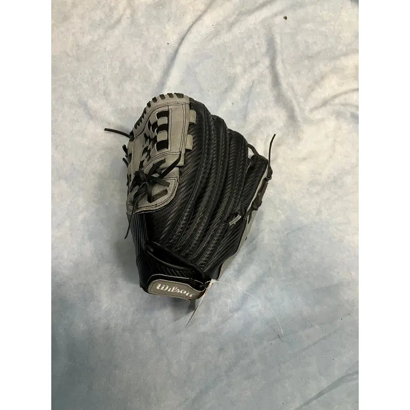 Gray Adult Wilson A360 Left Hand Throw Outfield Baseball Glove 12.5" (Used)