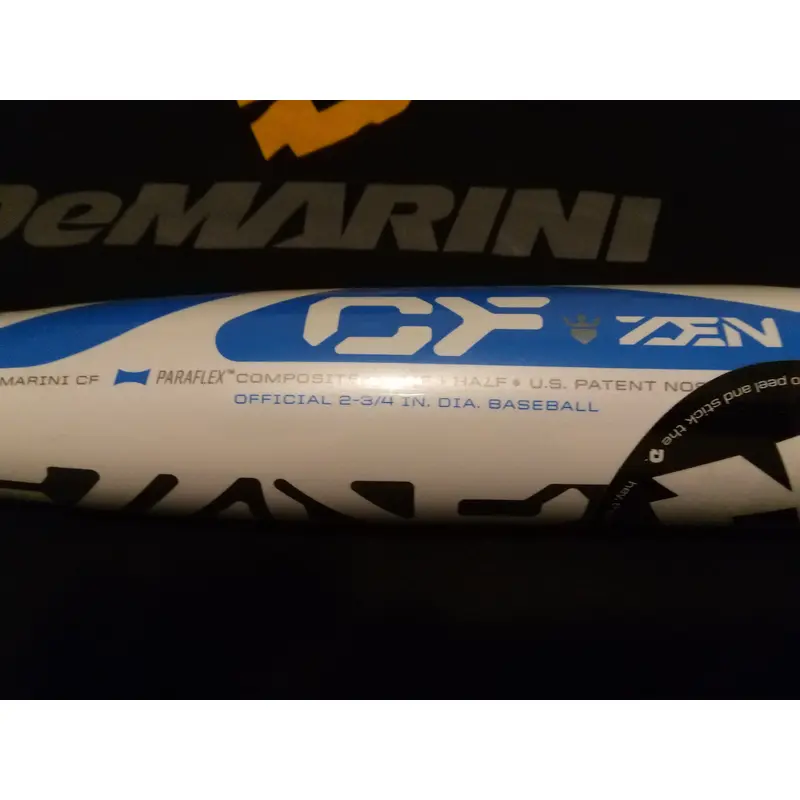 2017 DeMarini WTDXCBZ 30/20 -10 CF ZEN COOPERSTOWN BAT ALL ORIGINAL