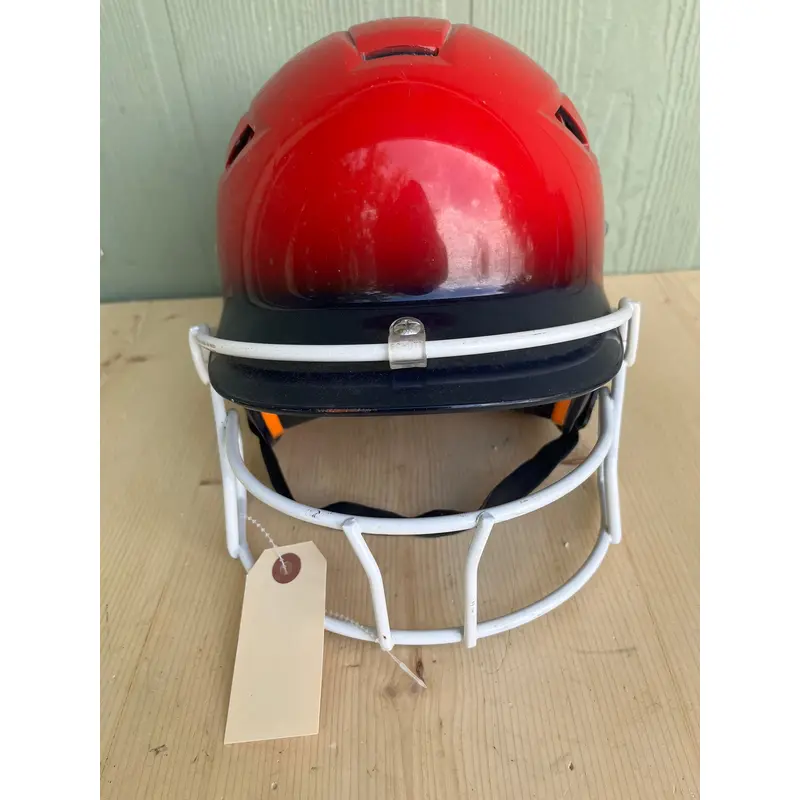 Used Schutt Batting Helmet Red & Blue