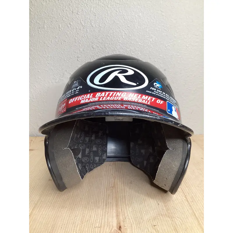 Black 6 1/4- 6 7/8 Rawlings CFTBH Batting Helmet (Used)
