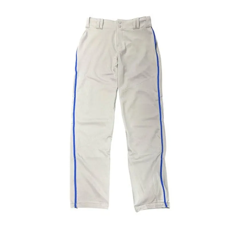 Used Alleson GRAY PANT BLUE STRIPE BB/SB Pant Boys Grey LG 11849-S000013583