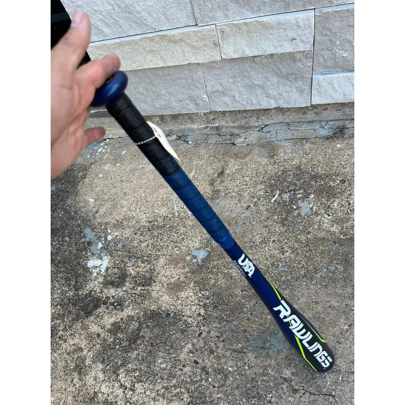 Used Kid Pitch (9YO-13YO) Rawlings RX9 Bat USABat Certified (-9) Alloy 20 oz 29"