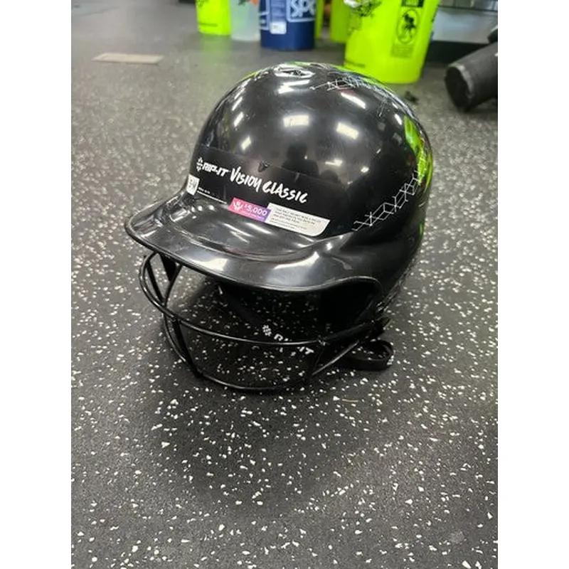 Used RIP-IT VISION CLASSIC Batting Helmet w/Mask Black S/M 11849-S000029803
