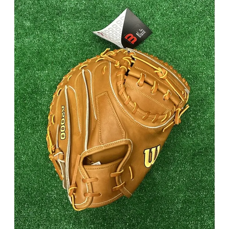 Wilson A2000 M23 33.5" Baseball Catchers Mitt Saddle Tan - WBW102094335