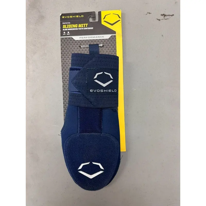 NEW ~ EvoShield Sliding Mitt ~ Adult Left Hand Baseball/Softball - Navy Blue