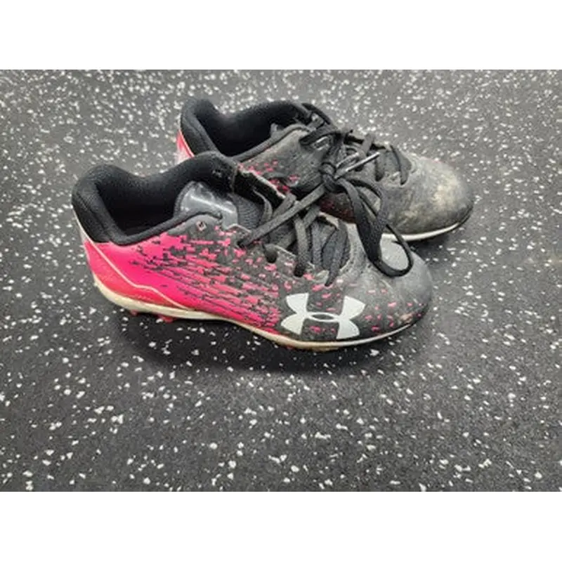 Used Under Armour LEADLOFF JR BB/SB Cleats Black Youth 13.0 11849-S000027738