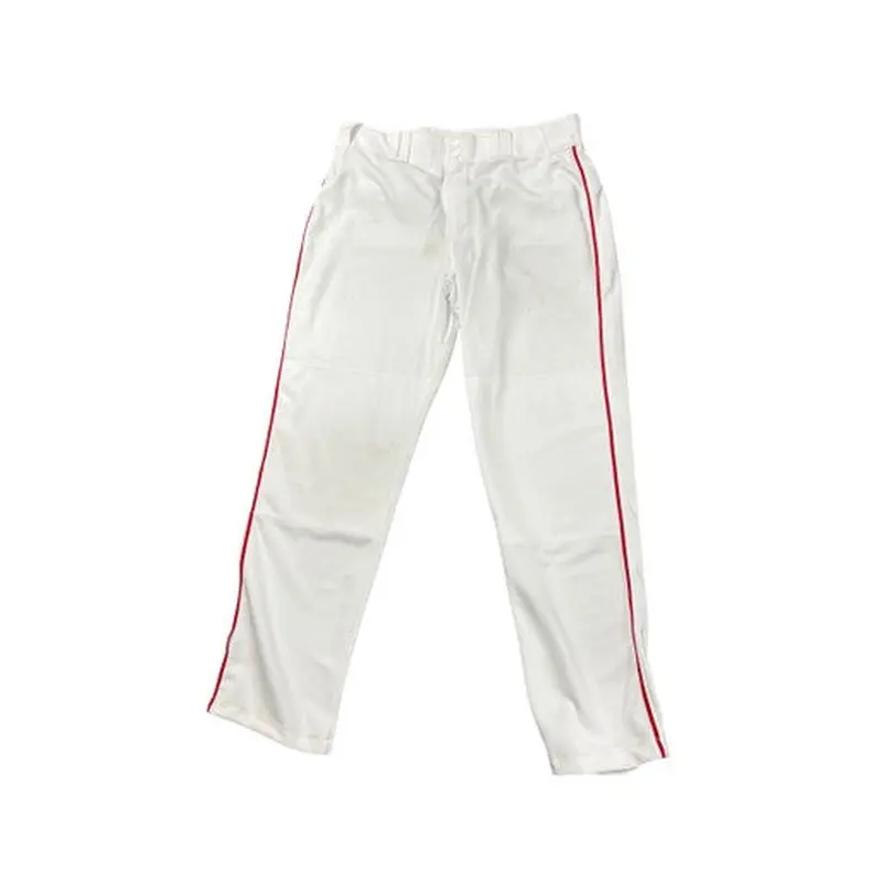 Used Majestic MLB WHITE PANT BB/SB Pant Mens Red And White LG 11849-S000023662