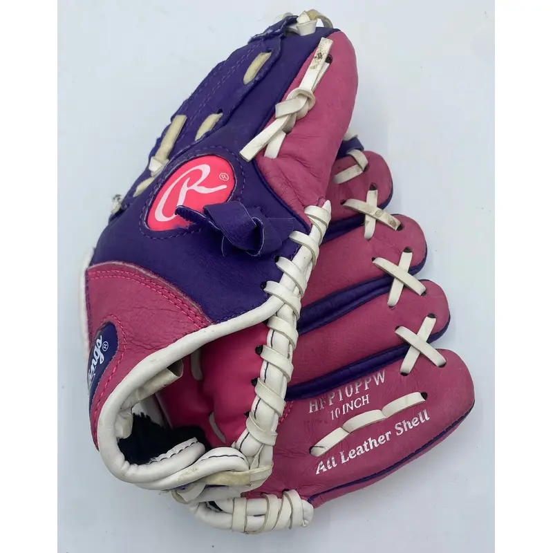 Rawlings RH Pink/Purple Baseball Glove 10"