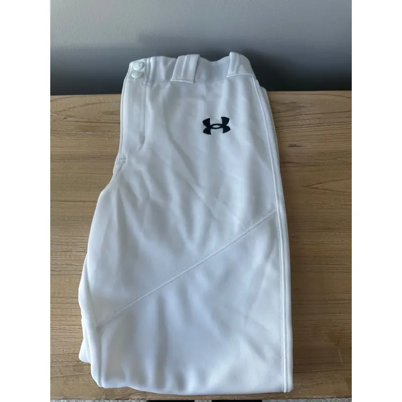 Under Armour Youth Large White Knicker Style Baseball Pants