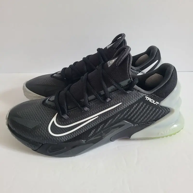 Nike Force Zoom Trout 8 Turf Baseball Shoes DJ6522-010 Size 8 Black