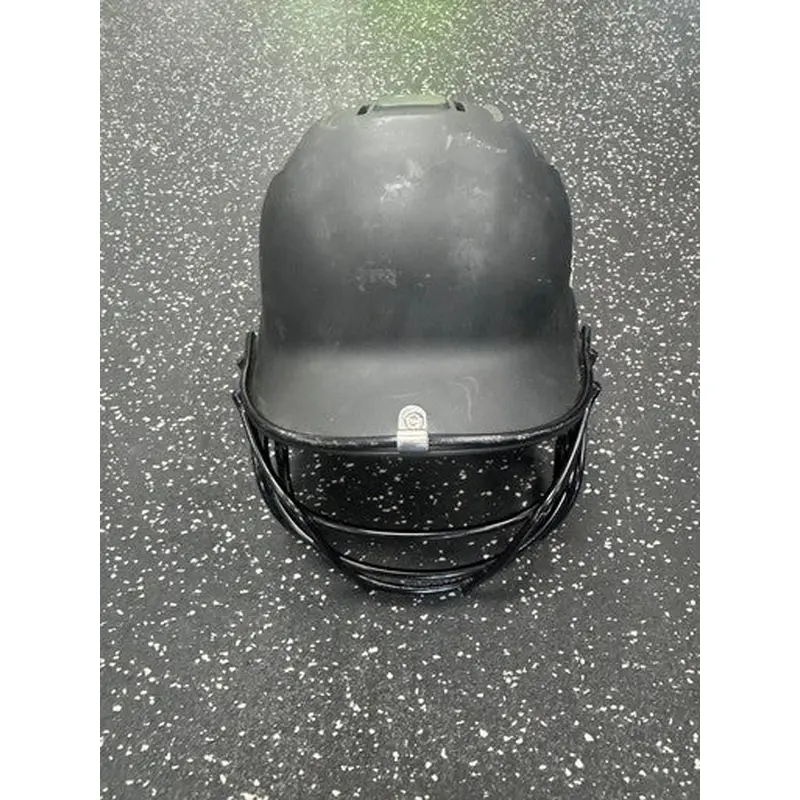 Used Adidas BATTING HELMET Batting Helmet w/Mask Black One Size 11849-S000030618