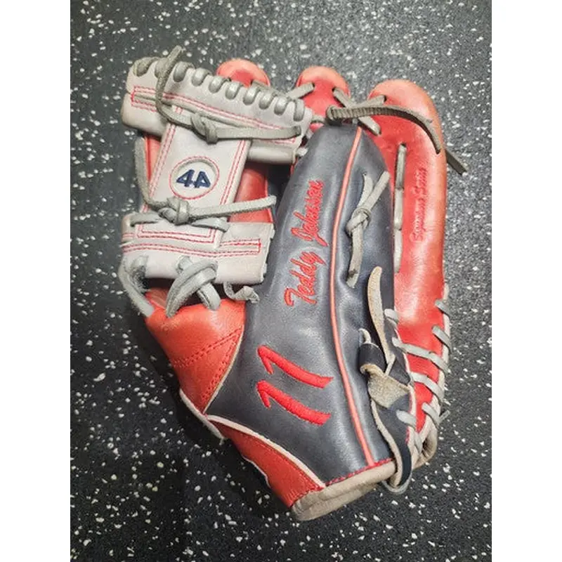 Used 44 BB/SB Glove RH Throw Royal/Red/Grey 11 3/4" 11849-S000030283