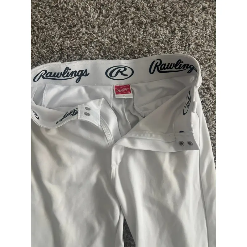 Adult small White Rawling baseball pants