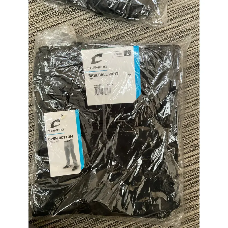 Black New Large Champro Game Pants