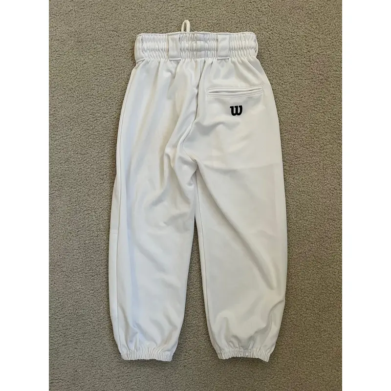 Wilson Youth White Medium T-Ball baseball pants elastic Bottoms