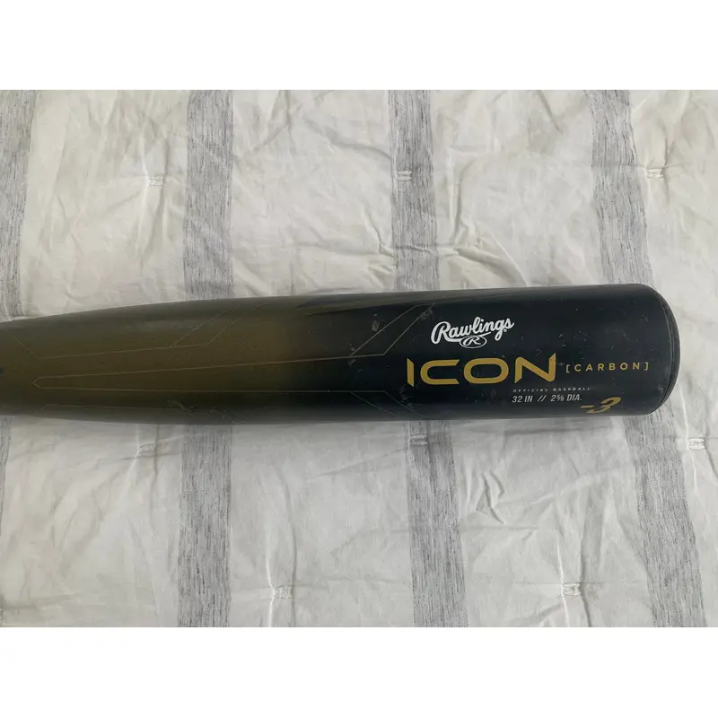2023 Rawlings Icon BBCOR Certified Bat (-3) 29 oz 32"