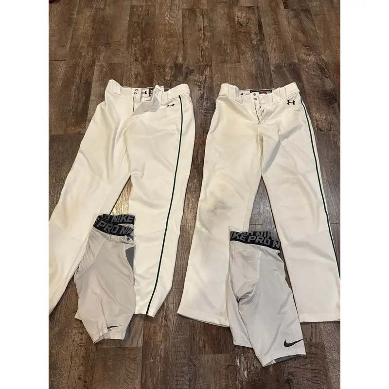 White Men's Adult Medium Under Armour Game Pants (Used)