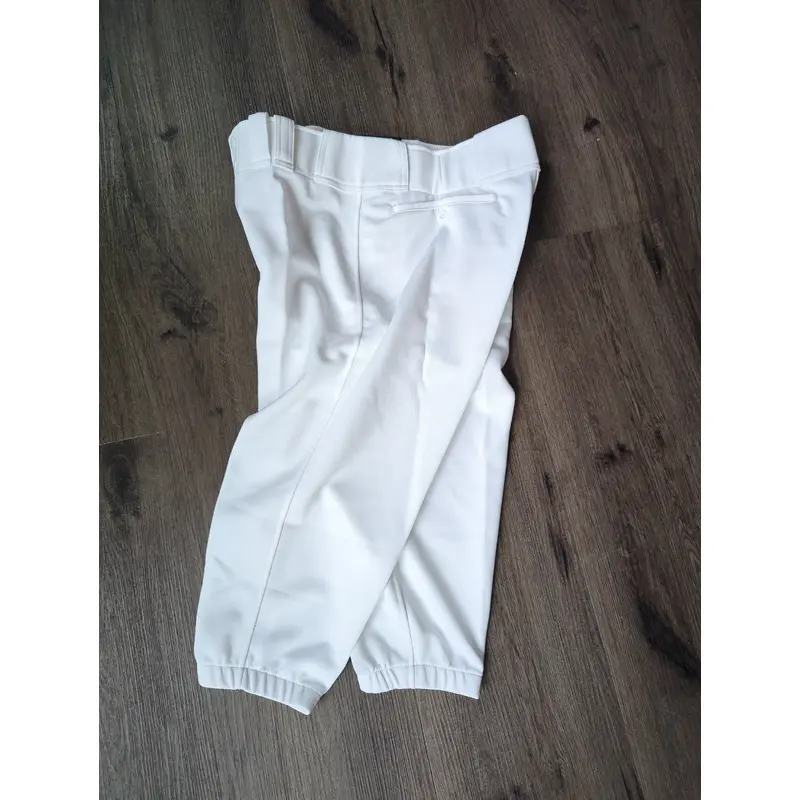 White Men's 2XL Adult Mizuno Short Game Pants (New)