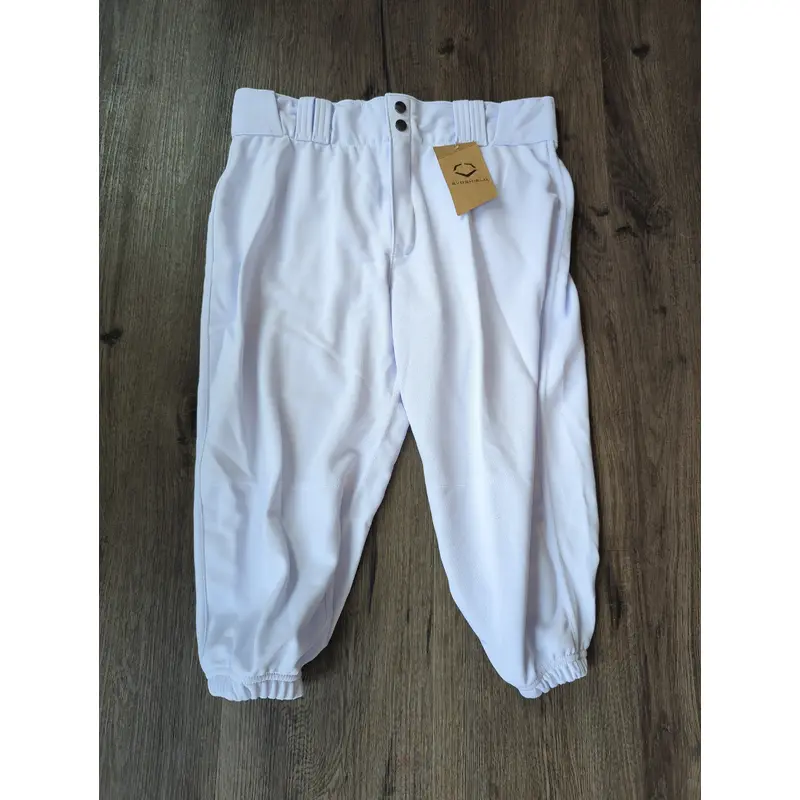 White Men's Large Adult Short. EvoShield Game Pants (New)