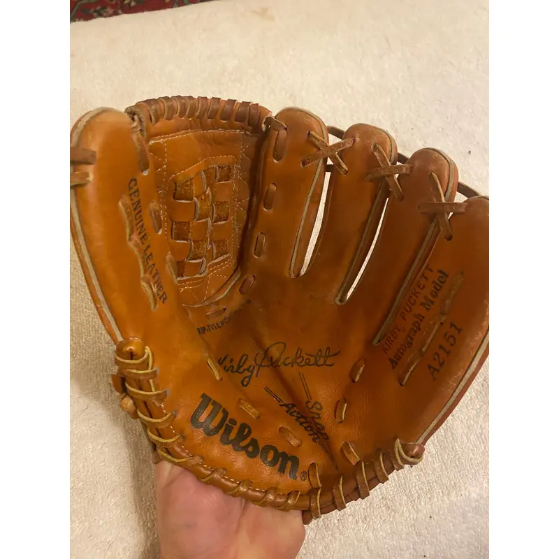 Vintage Kirby Puckett Wilson Autograph Model 11 Baseball Glove