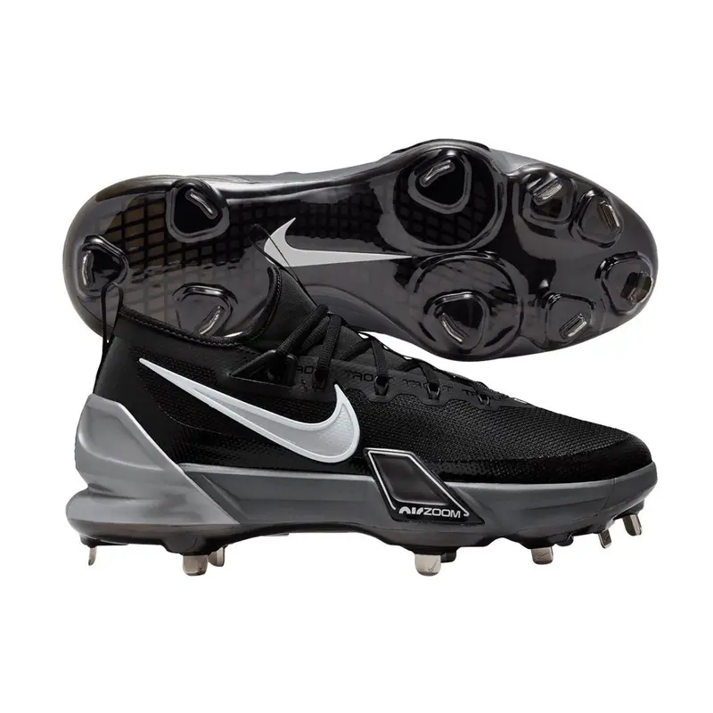 Black Men's Size M 11.0 (W 12.0) Adult Nike Trout Metal (New)