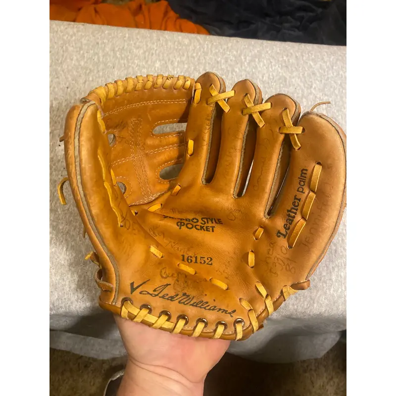 Vintage Ted Williams Jr Pro 9 Baseball Glove