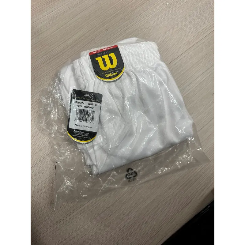 White Men's Medium Adult Wilson Game Pants (New)