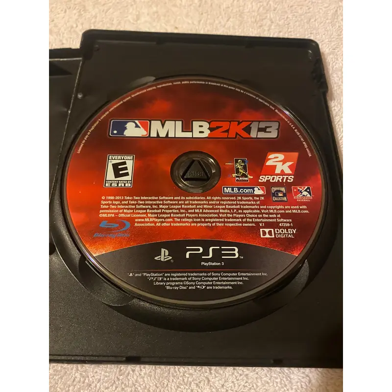 2k Sports MLB 2k13 PS3 Baseball Video Game