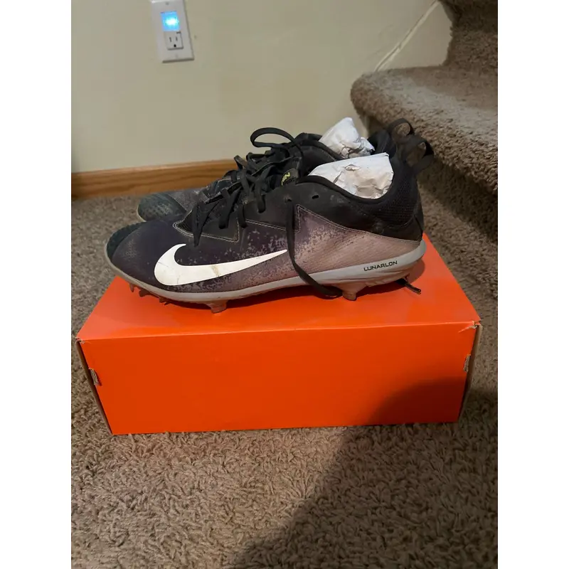 Nike Mens Ultrafly Vapor Metal Cleats Black Size 12