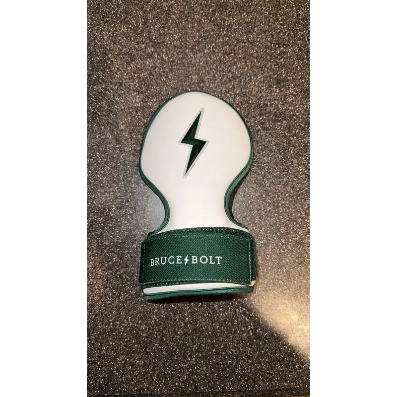 White/Green Bruce Bolt Chrome Series Hand Guards