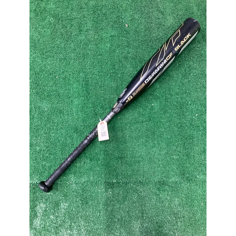 (Cracked)Used DeMarini CF Black Bat USSSA Certified (-8) Composite 23 oz 31"