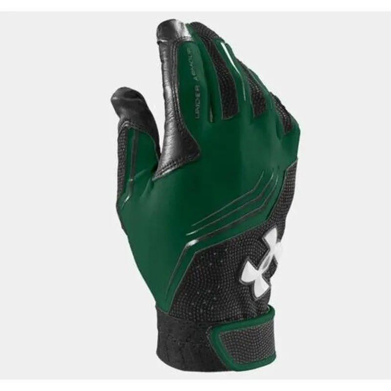 Under Armour Mens UA Clean Up Batting Gloves Dk Green 1243731-301 NEW