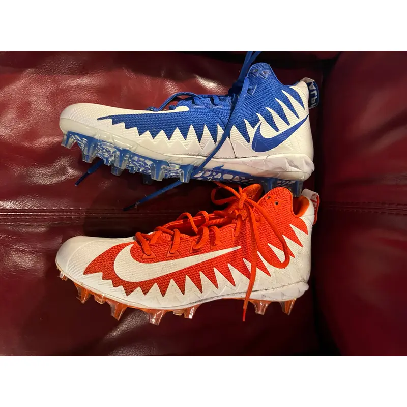 Blue And Orange Men's Size M 11.5 Nike Alpha Menace Turf Cleats (Used)