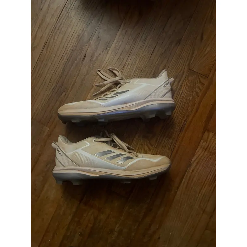 White Men's Size M 10.5 (W 11.5) Adidas Icon (Used)