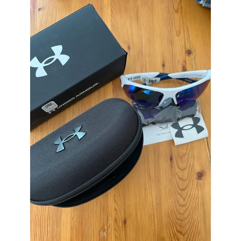 Brand New Under Armour Playmaker Sunglasses, Matte White