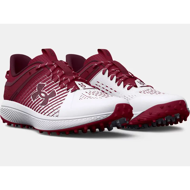 HOT Under Armour Men's UA Yard Turf Baseball Shoes 3025593-600 Cardinal