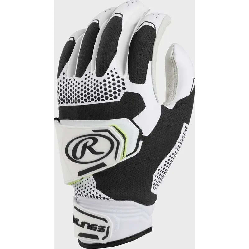 New Rawlings Womens Workhorse Pro Batting Gloves XXL softball fastpitch black