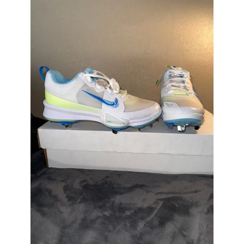 Nike Force Trout 9 Pro Metal Baseball Cleats Fresh Pack FQ7941-100 Mens Sz 7