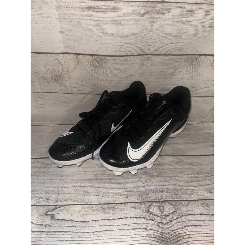 Men Nike Alpha Huarache Elite 4 Low MCS Baseball Cleats Black FD6221-001 Sz 7