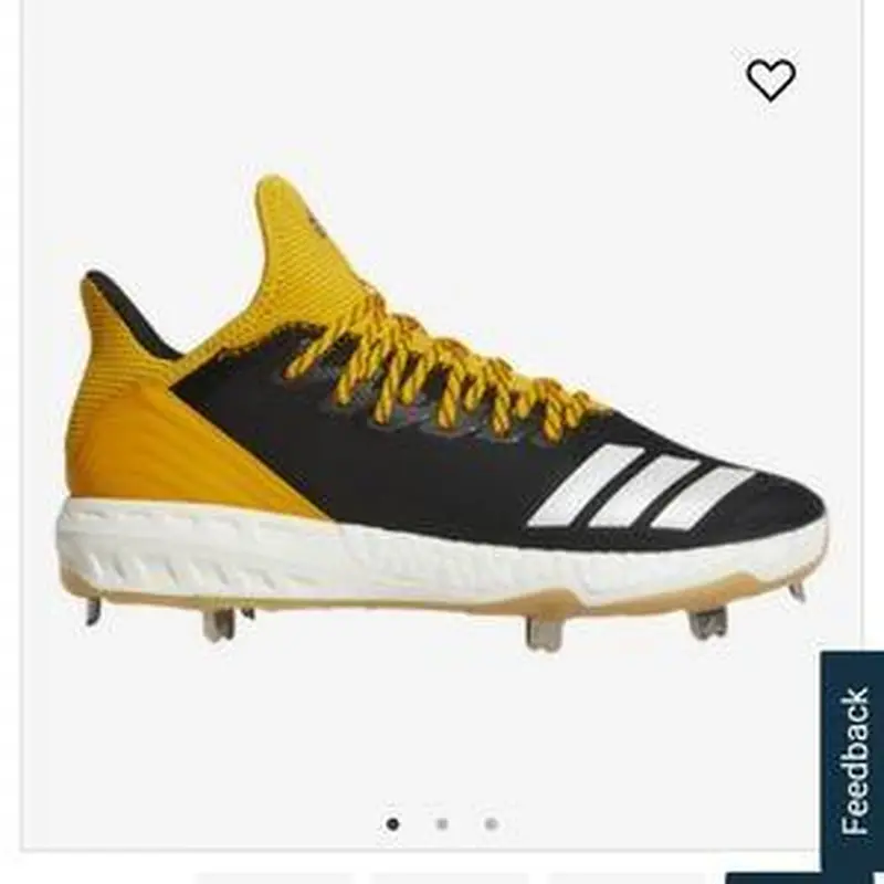 New adidas icon 4 gum baseball cleats men 13 m METAL