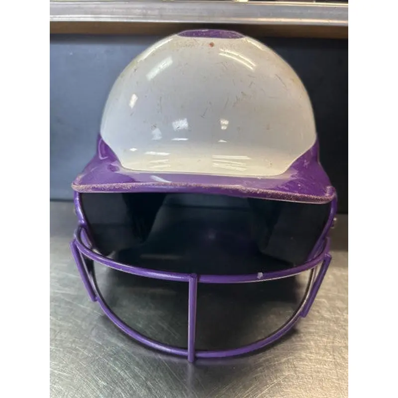 Used RIP-IT 516-5 Batting Helmet w/Mask Purple MD 11868-S000063572