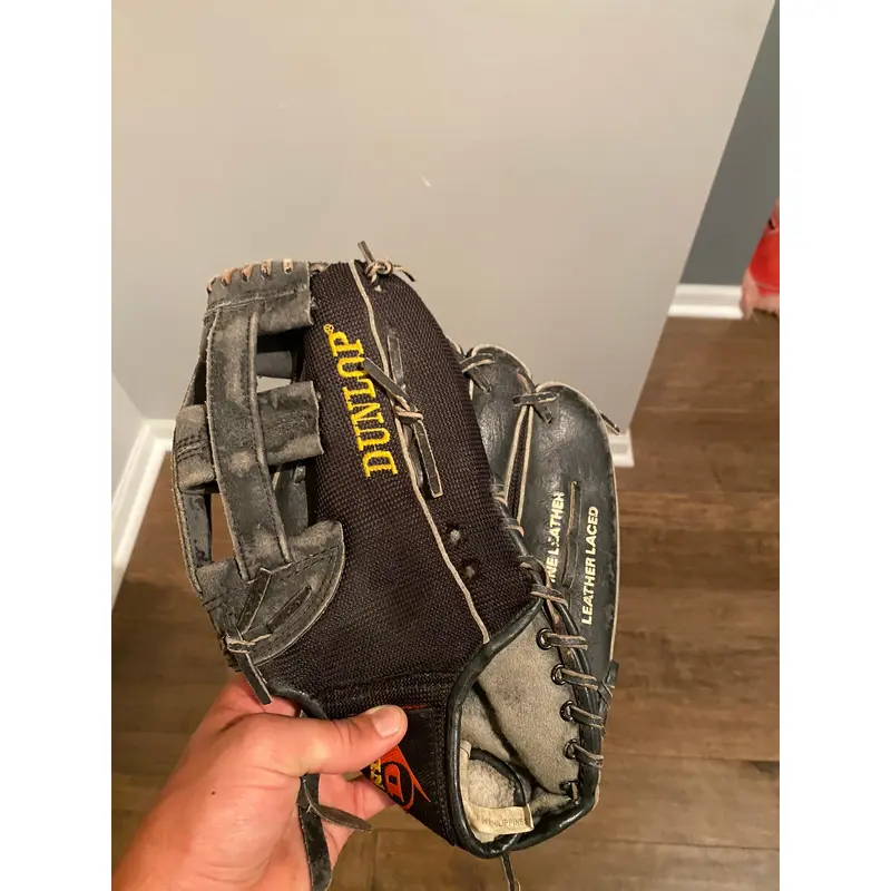 Used Dunlop baseball mitt